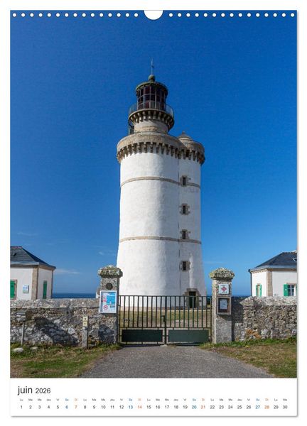 Produktbild: Phares du Finist&egrave;re (Calendrier mural 2026 DIN A3 horizontal), CALVENDO calendrier mensuel