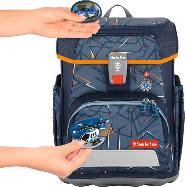 Produktbild: STEP BY STEP&reg; Schulrucksack Zubeh&ouml;rset Magic Mags, Helicopter Sam