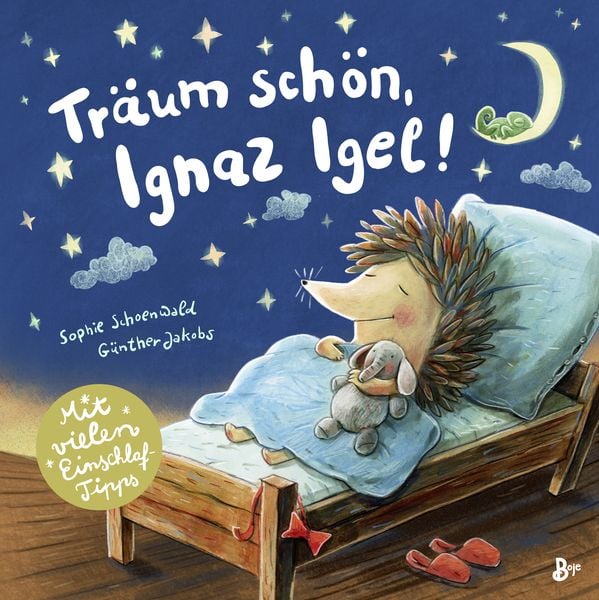 Träum schön, Ignaz Igel! - Mit vielen Einschlaftipps, Gebundene Ausgabe von Sophie Schoenwald, Baumhaus, 9783414826510