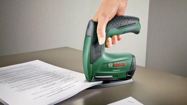 Produktbild: Bosch Home and Garden PTK 3,6 LI Office Set 0603968202 Akkutacker Klammernl&auml;nge 4 - 10mm