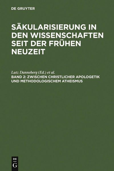 Produktbild: Zwischen christlicher Apologetik und methodologischem Atheismus