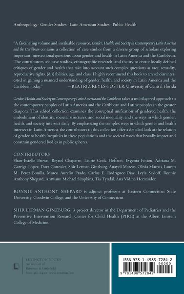 Produktbild: Gender, Health, and Society in Contemporary Latin America and the Caribbean