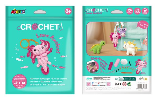 Produktbild: AVENIR - H&auml;kelset Axolotl