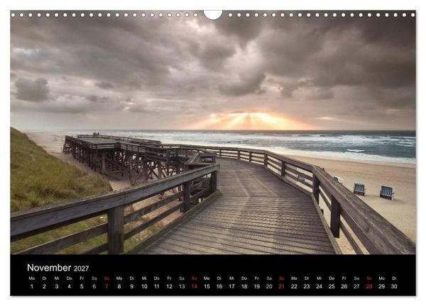 Produktbild: SYLT hinter den D&uuml;nen (Wandkalender 2027 DIN A3 quer), CALVENDO Monatskalender