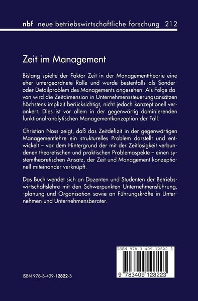 Produktbild: Zeit im Management