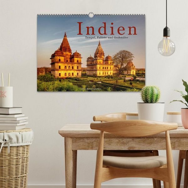 Produktbild: Indien: Tempel, Pal&auml;ste und Grabm&auml;ler (Wandkalender 2026 DIN A3 quer), CALVENDO Monatskalender