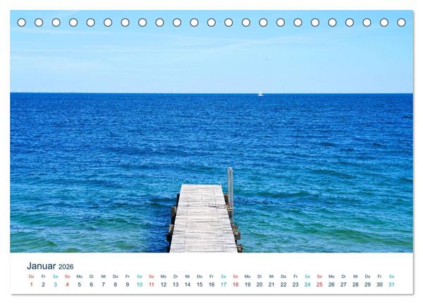 Produktbild: Der Fehmarn-Steg (Tischkalender 2026 DIN A5 quer), CALVENDO Monatskalender