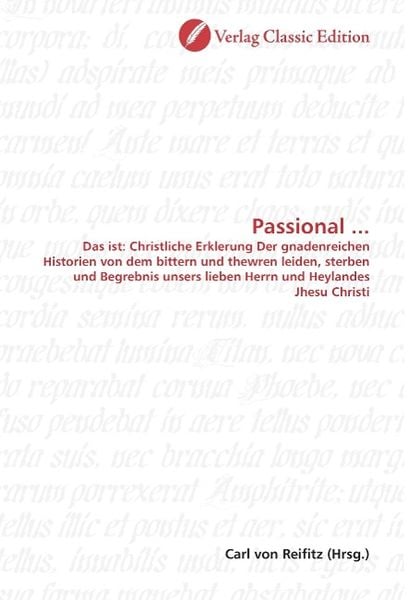 Produktbild: Passional ...