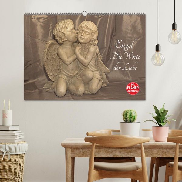 Produktbild: Engel - Die Worte der Liebe (Wandkalender 2026 DIN A2 quer), CALVENDO Monatskalender