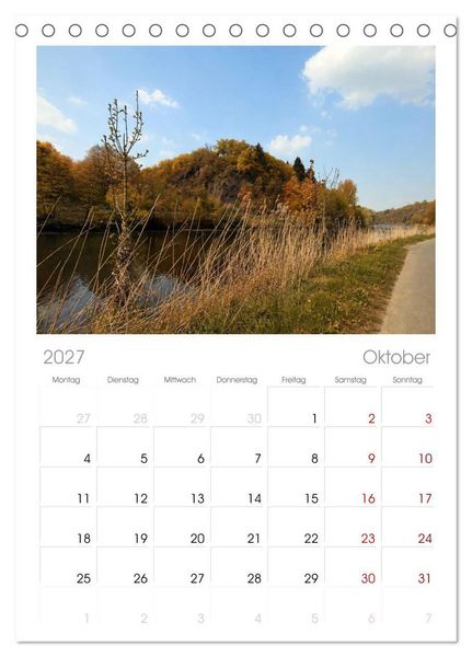 Produktbild: Tischplaner 2027 - Runkel - Idylle an der Lahn (A5 Tischkalender zum Aufstellen) CALVENDO