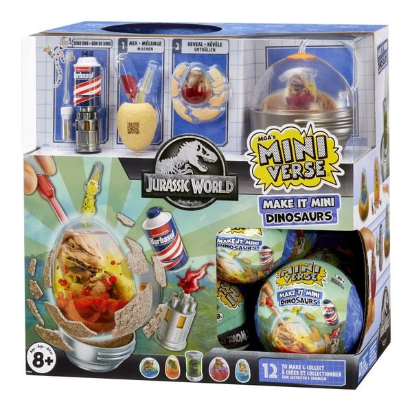 Produktbild: MGA's Miniverse - Make It Mini Dinosaurs (Jurassic World) in PDQ