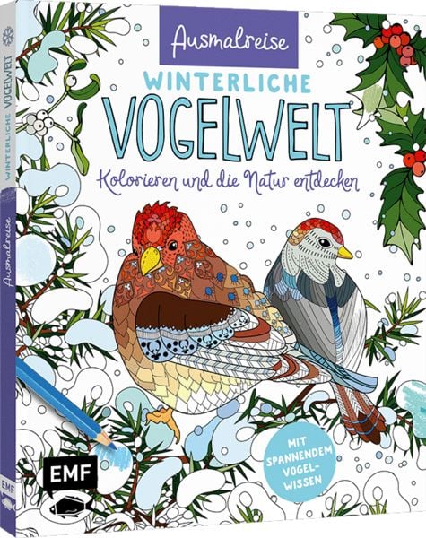 Produktbild: Ausmalreise Winterliche Vogelwelt