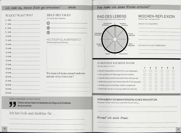 Produktbild: Das Erfolgsjournal - Ich liebe es, meine Ziele zu erreichen, das pers&ouml;nliche & offizielle Journal von Philip Hopf, Erfolgsplaner f&uuml;r Disziplin, Fokus & Klarheit, Tagesplanung, Dankbarkeit, Zielsetzung & Produktivit&auml;t steigern