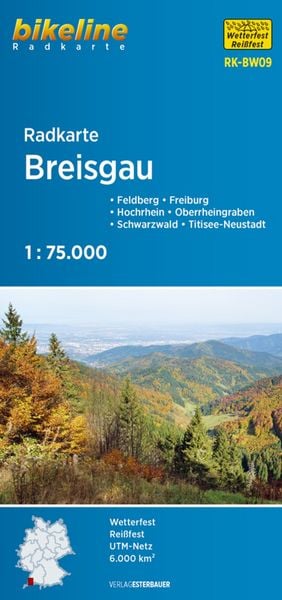 Produktbild: Radkarte Breisgau (RK-BW09)