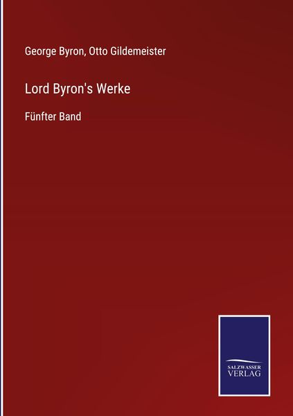 Produktbild: Lord Byron's Werke