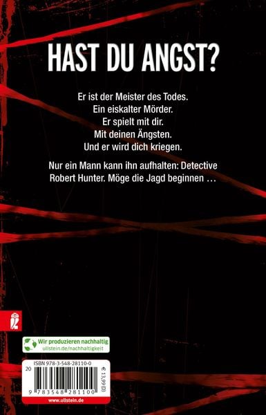 Produktbild: Der Vollstrecker / Detective Robert Hunter Band 2