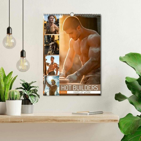 Produktbild: Hot Builders - Hard at Work (Wall Calendar 2026 DIN A3 portrait), CALVENDO 12 Month Wall Calendar