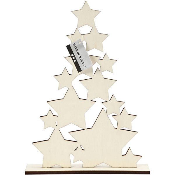 Produktbild: Creativ Company Weihnachtsbaum, H 29,8 cm, T 4 cm, B 21,5 cm, 1 Stk,