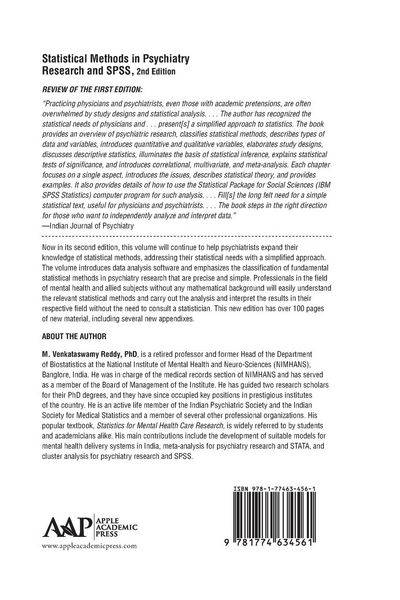 Produktbild: Statistical Methods in Psychiatry Research and SPSS