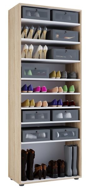 Produktbild: XXL Holz Gro&szlig;er Schuhschrank Schuhkommode Vandol 9