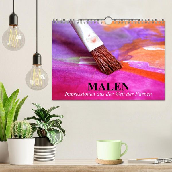 Produktbild: Malen. Impressionen aus der Welt der Farben (Wandkalender 2026 DIN A4 quer), CALVENDO Monatskalender
