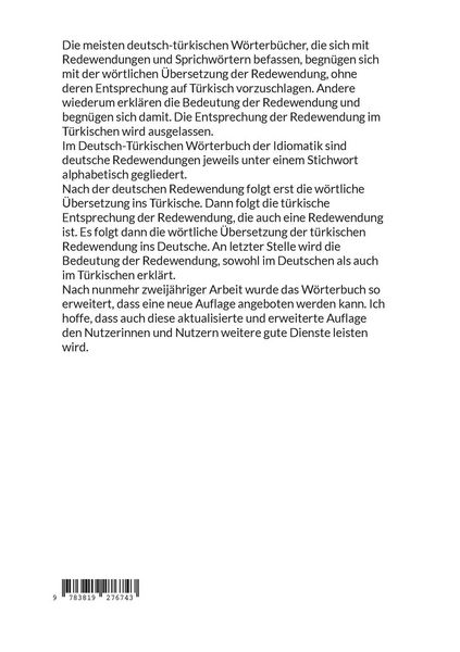 Produktbild: Deutsch-T&uuml;rkisches W&ouml;rterbuch der Idiomatik