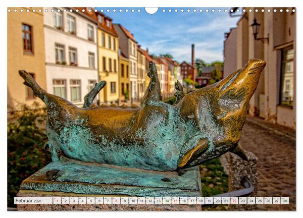 Produktbild: Wismar &ndash; Eine Hansestadt mit Charme (Wandkalender 2026 DIN A3 quer), CALVENDO Monatskalender