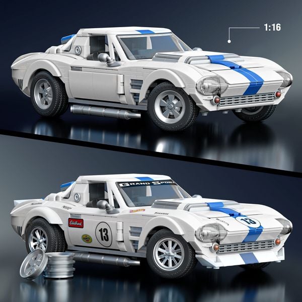 Produktbild: Mattel Brick Shop HW ELITE SERIES CORVETTE