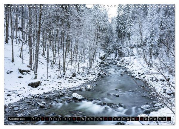Produktbild: Breitachklamm im Wandel der Jahreszeiten (Wandkalender 2026 DIN A3 quer), CALVENDO Monatskalender