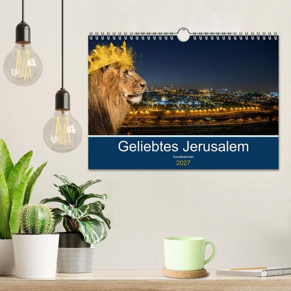 Produktbild: Geliebtes Jerusalem (Wandkalender 2027 DIN A4 quer), CALVENDO Monatskalender