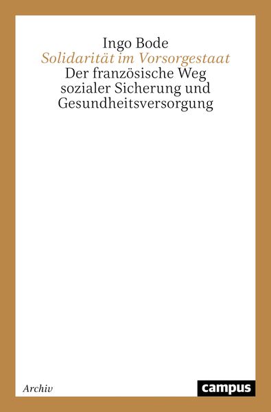 Produktbild: Solidarit&auml;t im Vorsorgestaat