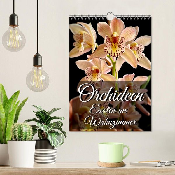 Produktbild: Orchideen - Exoten im Wohnzimmer (Wandkalender 2026 DIN A4 hoch), CALVENDO Monatskalender