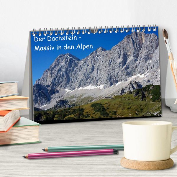 Produktbild: Der Dachstein - Massiv in den Alpen (Tischkalender 2026 DIN A5 quer), CALVENDO Monatskalender