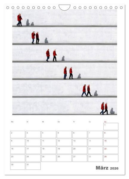 Produktbild: Wall People - Bilderserie von Eka Sharashidze (Wandkalender 2026 DIN A4 hoch), CALVENDO Monatskalender