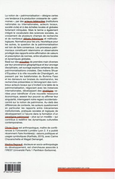 Produktbild: Patrimonialisations crois&eacute;es : jeux des &eacute;chelles et enjeux de