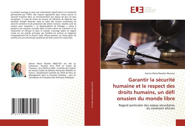 Produktbild: Garantir la s&eacute;curit&eacute; humaine et le respect des droits humains, un d&eacute;fi onusien du monde libre