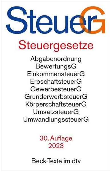 Steuergesetze, Taschenbuch von , dtv, 9783406813351