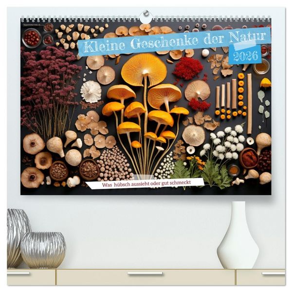 Produktbild: Kleine Geschenke der Natur (hochwertiger Premium Wandkalender 2026 DIN A2 quer), Kunstdruck in Hochglanz