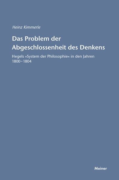 Produktbild: Das Problem der Abgeschlossenheit des Denkens