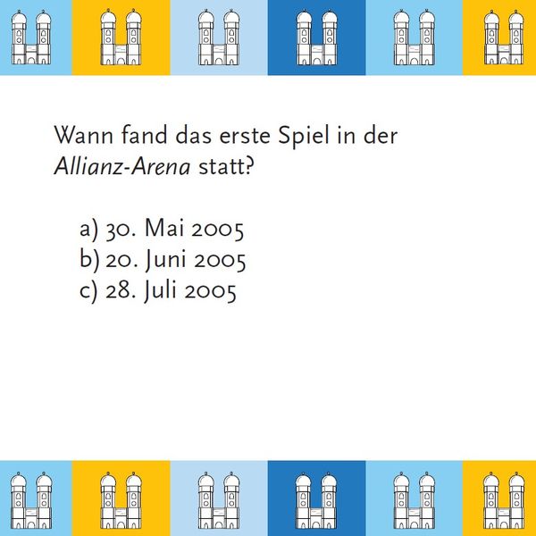 Produktbild: M&uuml;nchen-Quiz (Neuauflage)
