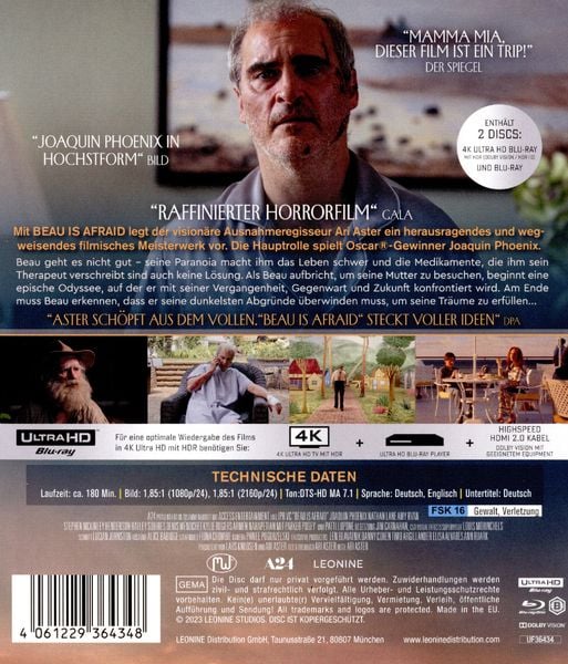 Produktbild: Beau is Afraid (+ Blu-ray)
