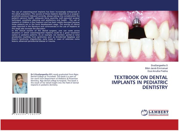 Produktbild: Textbook On Dental Implants in Pediatric Dentistry