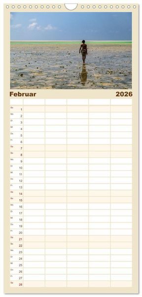 Produktbild: Familienplaner 2026 - SOKOTRA - Magische Insel mit 5 Spalten (Wandkalender, 21 x 45 cm) CALVENDO