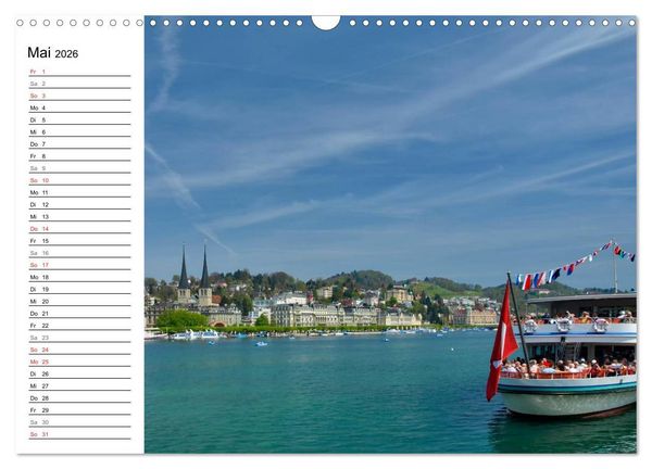 Produktbild: Erleben Sie LUZERN (Wandkalender 2026 DIN A3 quer), CALVENDO Monatskalender