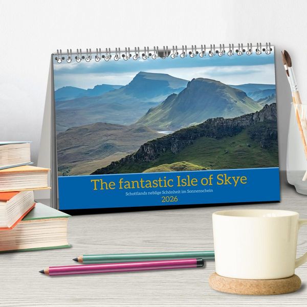 Produktbild: The fantastic Isle of Skye (Tischkalender 2026 DIN A5 quer), CALVENDO Monatskalender