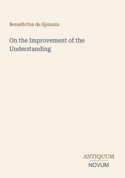 Produktbild: On the Improvement of the Understanding