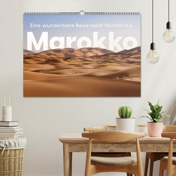 Produktbild: Marokko - Eine wunderbare Reise nach Nordafrika. (Wandkalender 2026 DIN A2 quer), CALVENDO Monatskalender