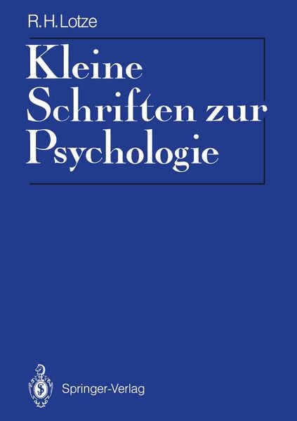 Produktbild: Kleine Schriften zur Psychologie