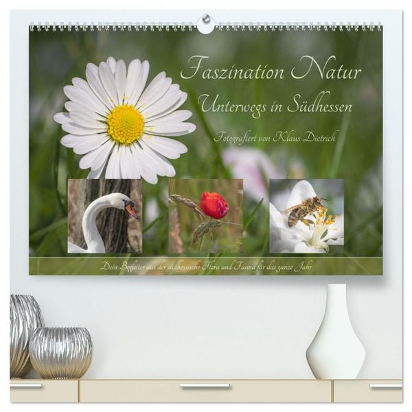 Faszination Natur Unterwegs in Südhessen (hochwertiger Premium Wandkalender 2025 DIN A2 quer), Kunstdruck in Hochglanz