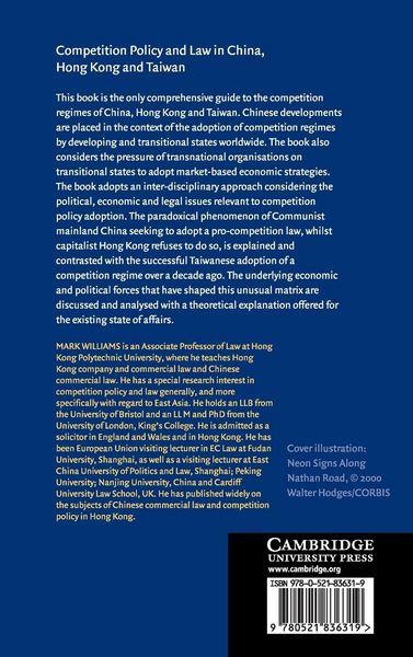 Produktbild: Competition Policy and Law in China, Hong Kong and Taiwan